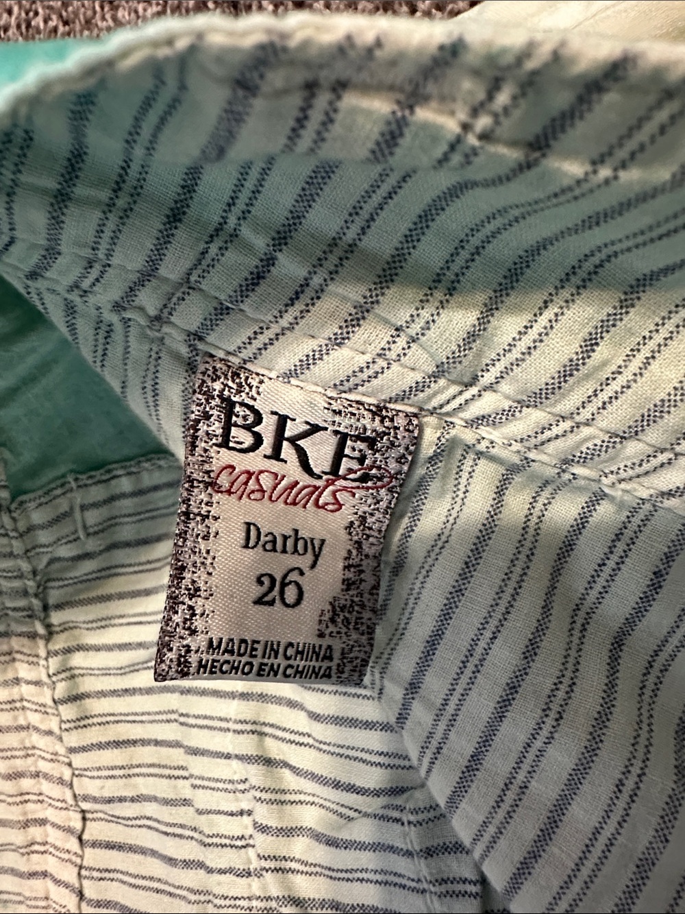 BKE Women’s Shorts Trio - Coral, Teal, Mint Ombre - Picture 10 of 10